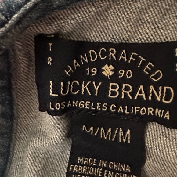 Lucky Brand Blue Embroidered Kids Dress - Picture 3 of 4